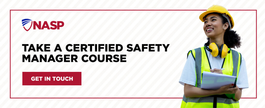 Take a Certified Safety Manager Course